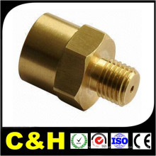 Factory Price High Precision CNC Machining Chromed Brass Pipe Fitting with ISO9001: 2008